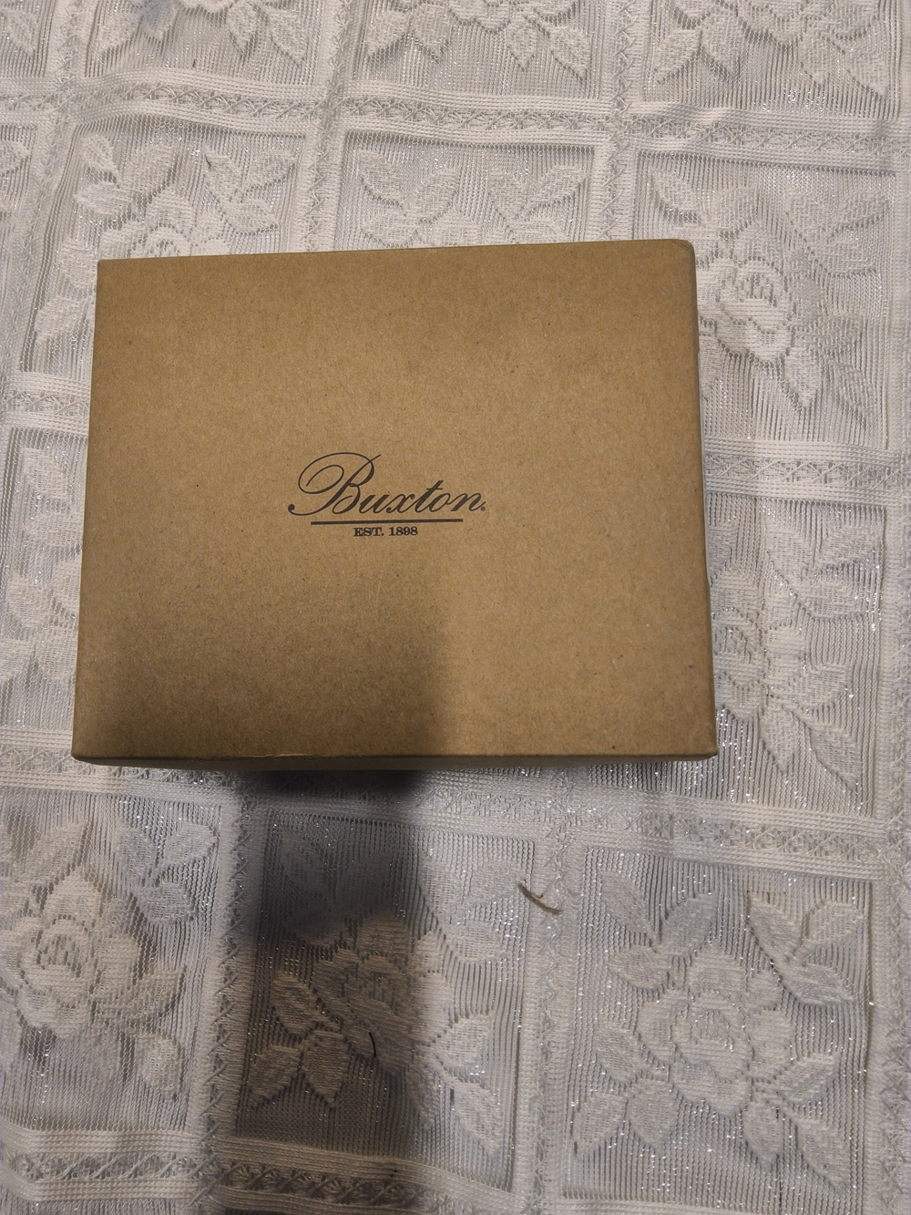New Buxton Heiress Double Cardex Womens Black Wallet